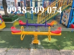 Bập bênh đòn 2 ghế nhập khẩu, bập bênh đòn lò xo 4 ghế