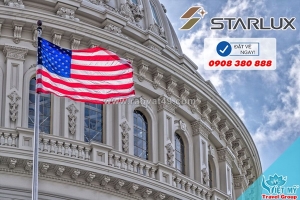 Bay sang hoa kỳ từ hà nội chỉ từ 470 usd với starlux airlines