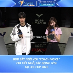 Bdd bất ngờ với “coach voice” – chi tiết nhỏ