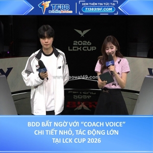 Bdd bất ngờ với “coach voice” – chi tiết nhỏ