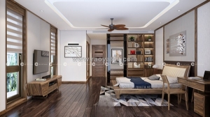 Bộ combo phòng ngủ gỗ óc chó tự nhiên sang trọng