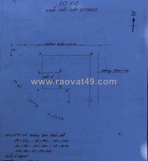 Cần bán lô đất diện tích 2.945 m² tại phường hoàng tiến, tp chí linh, hải dương.