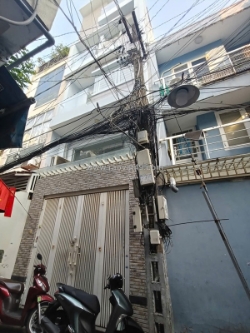 Cần bán nhà 1 trệt 3 lầu có hoàn công hẻm hồ thị kỷ - 0888800258