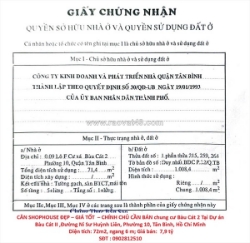 Căn shophouse đẹp – giá tốt  – chính chủ cần bán chung cư bàu cát 2 tại dự án