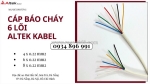 Cáp báo cháy 6 lõi 0.22 mm2 tại thanh hóa, hải phòng, nghệ an.