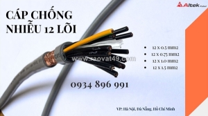 Cáp điều khiển 12 x 1.5mm² sh-500 thanh hóa, nghệ an, hà tĩnh