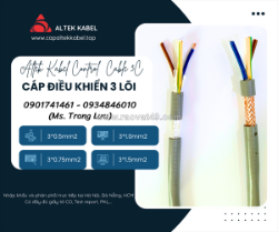 Cáp điều khiển altek kabel 3x0.5/3x0.75/3x1.0/3x1.5
