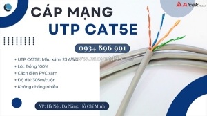 Cáp mạng altek kabel utp6 utp cat 5e–24awg 4 pair khánh hòa, gia lai, bình định