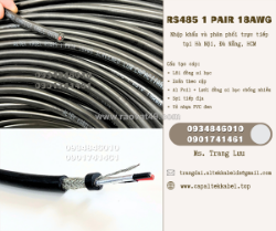 Cáp tín hiệu âm thanh rs485 1 pair  awg hà nội, đà nẵng, hcm