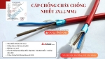 Cáp tín hiệu chống cháy chống nhiễu 2x2.5mm² giao ngay tại long an, tây ninh, khánh hòa
