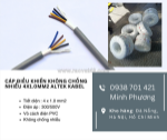 Cáp tín hiệu không chống nhiễu altek kabel 4x1.0mm2 quảng nam, quảng ngãi, bình định