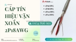 Cáp vặn xoắn 2 pair  awg – phân phối quảng nam, đà nẵng, bình định
