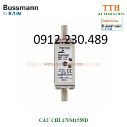 Cầu chì bussmann 170m1559d dùng để bảo vệ: biến tần, ups, bộ điều khiển dc, bộ nguồn…