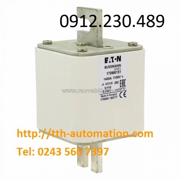Cầu chì bussmann 170m6151 mua nhiều, chiết khấu càng cao