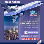 China airlines ưu đãi vé đi mỹ đầu năm