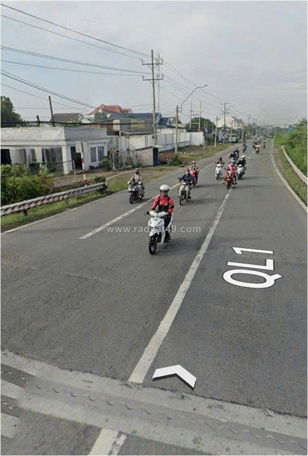 Chính chủ bán gấp 1,554m2 đất mặt tiền ql1a, xã nhị thành, huyện thủ thừa, long an
