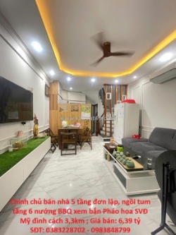 Chính chủ bán nhà 5 tầng đơn lập, ngồi tum tầng 6 nướng bbq xem bắn pháo hoa