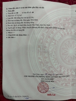 Chính chủ cần bán đất diện tích lớn – tân châu - tây ninh-thoáng mát – hưởng