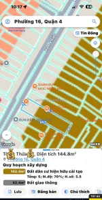 Chính chủ cần bán nhà 2 tầng mtkd đ.xóm chiếu, quận 4 - ngang đẹp 6m*24m * lh