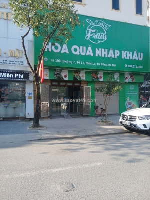 Cho thuê cửa hàng tại chợ xa la – giáp đường đôi vị trí cực đẹp – khu đô thị xa