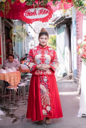 Cho thuê hỷ phục cưới bigsize sang trọng ngày hỷ