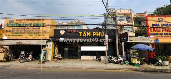 Cho thuê nhà mặt tiền bình long q.tân phú 270m²,ngang 11m- 32triệu