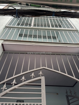 Cho thuê nhà nguyên căn – quận 4 , xóm chiếu mới