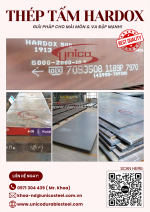 Chọn hardox unico - chọn sự bền bỉ vĩnh cửu với giá hợp 