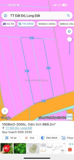 Chủ cần bán lô đất mặt tiền nhựa  thị trấn đất đỏ -tp hcm
🌈đường chính cổng