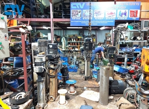 Chuyên bảo dưỡng, sửa chữa máy bơm đa tầng cánh trục đứng grundfos