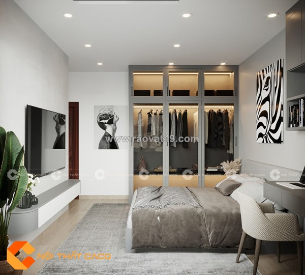 Combo phòng ngủ gỗ công nghiệp hiện đại cho chung cư, nhà phố