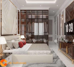 Combo phòng ngủ phong cách hoàng gia hiện đai