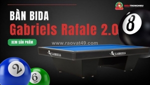 Công nghệ châu âu + bàn tay việt = hoàn hảo từng chi tiết của bàn bida gabriels