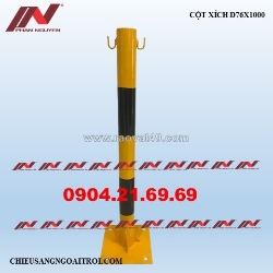 Cột xích d76x1000 làm hàng rào phân cách, hàng rào bảo vệ - phan nguyễn sản xuất trực tiếp