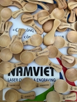 Cung cấp muỗng gỗ khắc laser theo yêu cầu