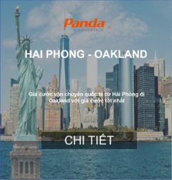 Cước tàu biển hàng hóa từ hải phòng đến oakland, usa