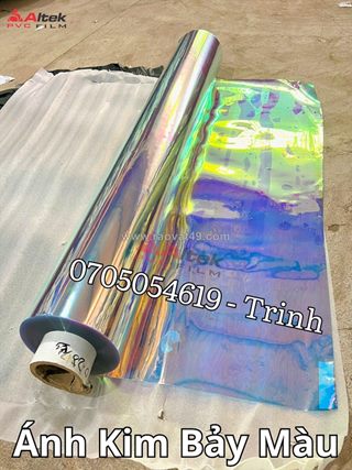Cuộn nhựa pvc ánh kim 7 màu – tạo điểm nhấn không gian