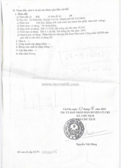 Đất  đẹp- giá tốt- cần bán nhanh lô đất tại xã bình mỹ, huyện củ chi