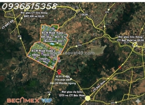 Đất nền giá tốt 77m ngang, cách ngã tư dt5-dt8 100m, đường dt5 quy hoạch 42m –