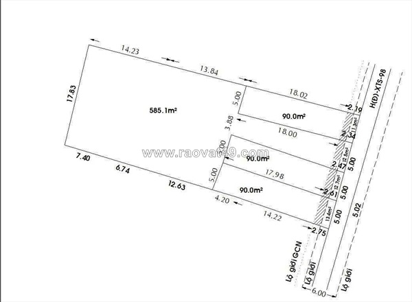 Đất xuân thới sơn – hóc môn 1 tách sổ sẵn – giá mềm đầu tư gần trương thị như