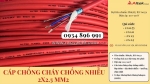 Dây chống cháy chống nhiễu 2x2.5 mm2 giao ngay cần thơ, long an, vũng tàu