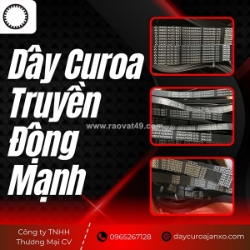 Dây curoa truyền động mạnh nâng cao hiệu suất cho hệ thống máy công nghiệp