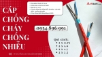 Dây điện chống cháy chống nhiễu 2x1.5 mm2, bs6387, iec 60331 khánh hòa, gia lai, bình định.