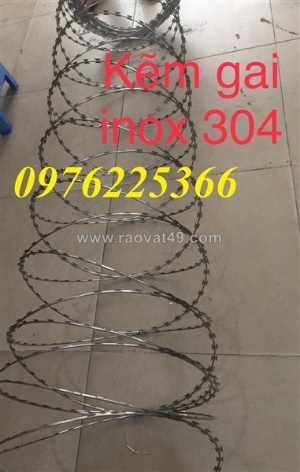 Dây kẽm gai inox 304, dây gai inox 304