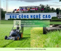 Dịch vụ cắt cỏ & vệ sinh thảm cỏ khu công nghệ cao tphcm