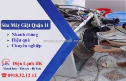Dịch vụ sửa máy giặt quận 11 nhanh chóng, giá tốt tại tphcm