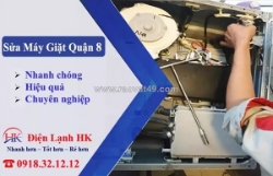 Dịch vụ sửa máy giặt quận 8 tại nhà - có mặt nhanh, giá tốt