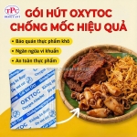 Đồ ăn vặt, bánh mứt tết dễ hôi dầu có nên dùng gói chống mốc oxytoc không?