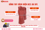 Găng tay cách điện gc2-36 sfe – an toàn tuyệt đối trong môi trường điện cao áp