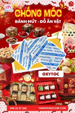 Giải pháp chống mốc hiệu quả cho thực phẩm, mứt tết- gói hút oxytoc